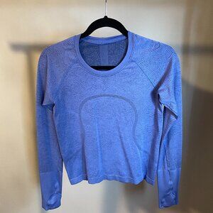 lululemon Swiftly Tech Long Sleeve Blue 6
